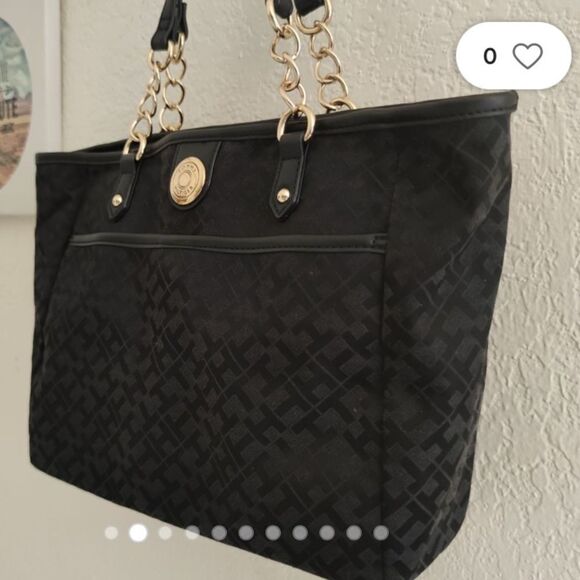 Tommy Hilfiger Black Tote - Picture 1 of 10